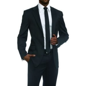 1 (4) Costume Droit Sur Mesure