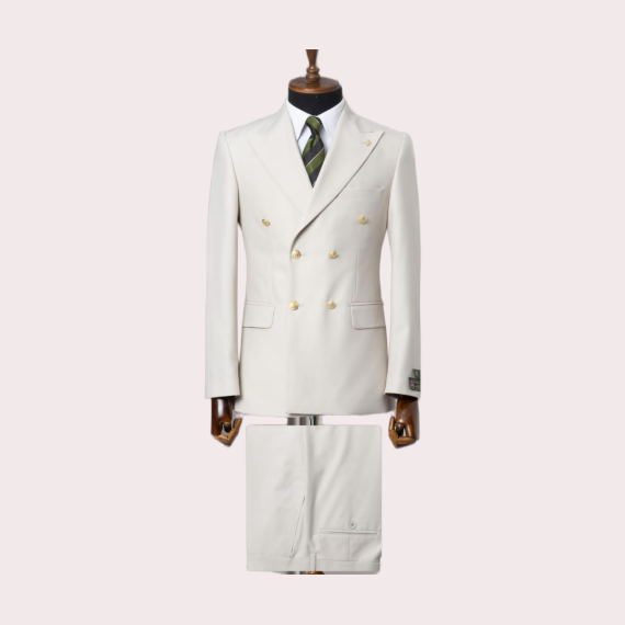 Costume Croisé Sur Mesure